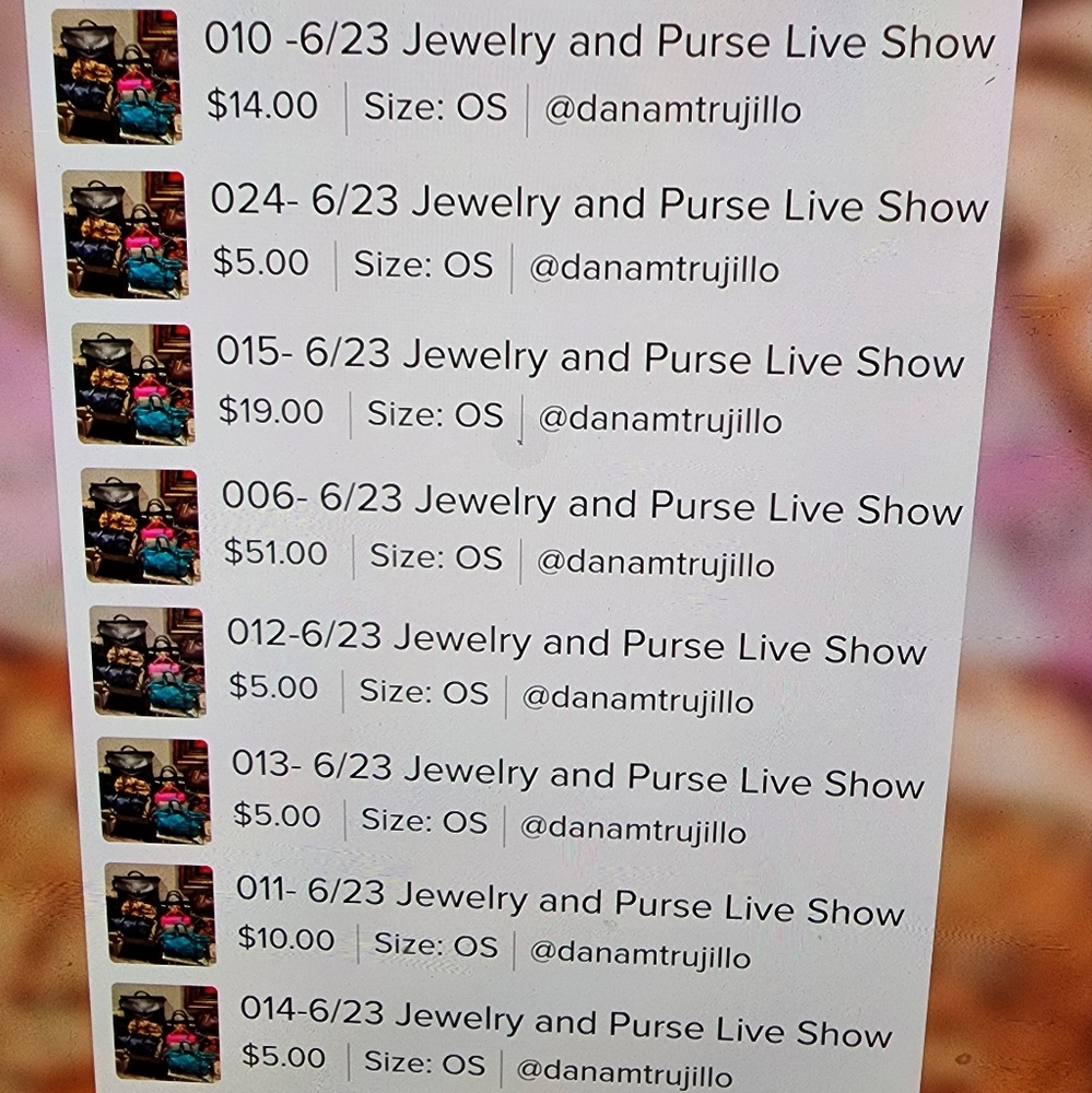 Bundle for 6/23 & 6/24 for danaamtrujillo